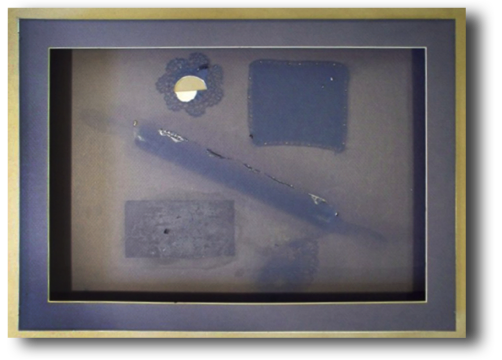 Removal of the objects 
shows fading underneath&hellip;