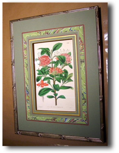 Previous matting 
overpowers art...